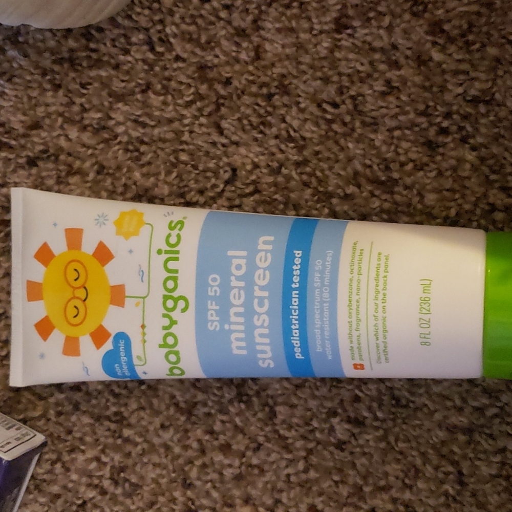Babyganics spf50 mineral sunscreen 8oz